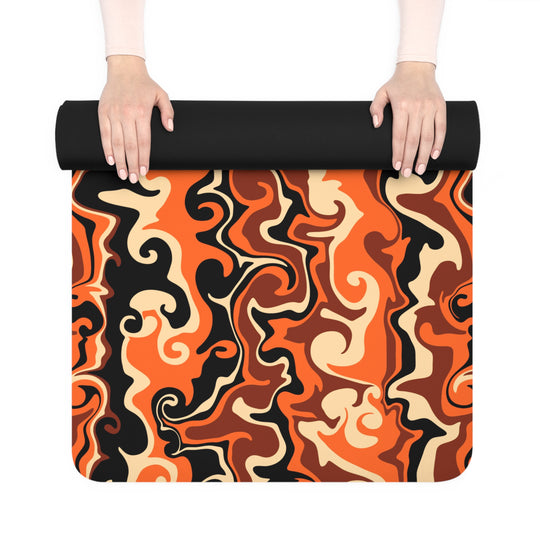Pumpkin Spicey Rubber Yoga Mat