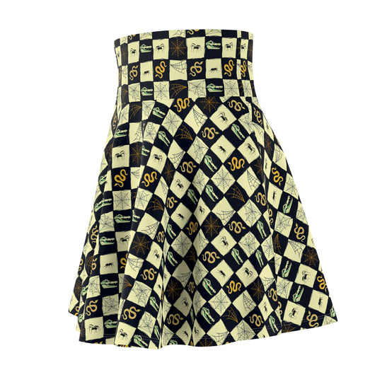 Swamp Spirit Ultra High Waisted Skater Skirt