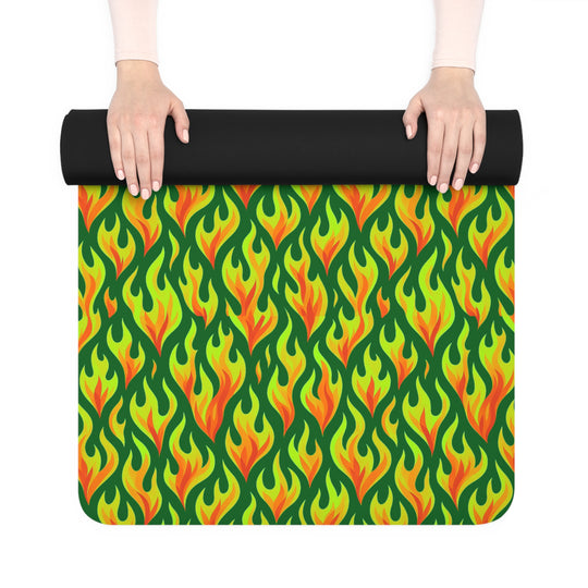 Hot Girl Rubber Yoga Mat