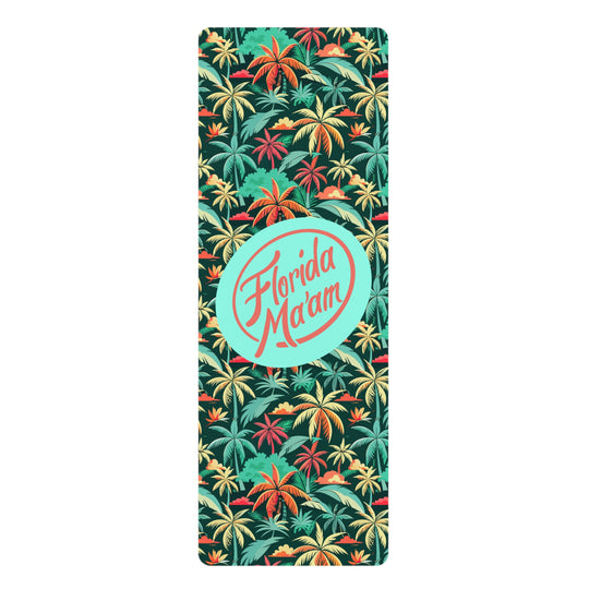 Florida Staycation Rubber Yoga Mat