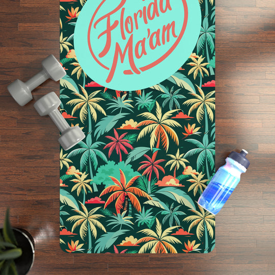 Florida Staycation Rubber Yoga Mat