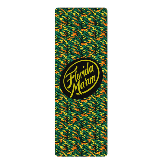Left, Right, Left Camo Rubber Yoga Mat