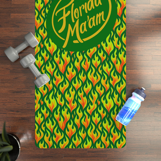 Hot Girl Rubber Yoga Mat