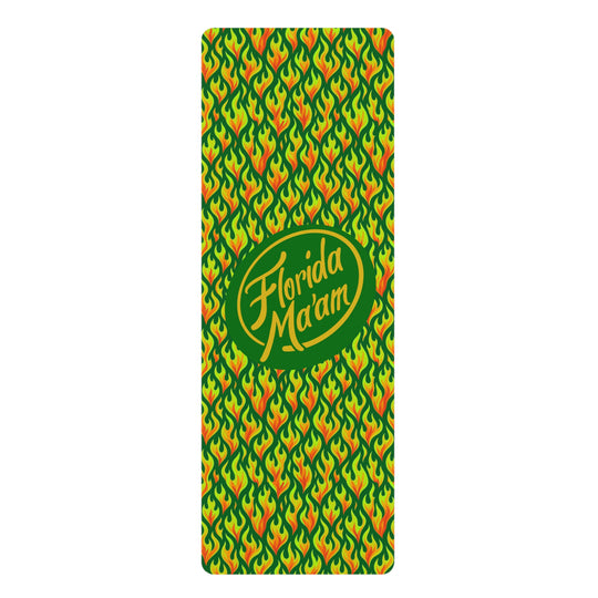 Hot Girl Rubber Yoga Mat