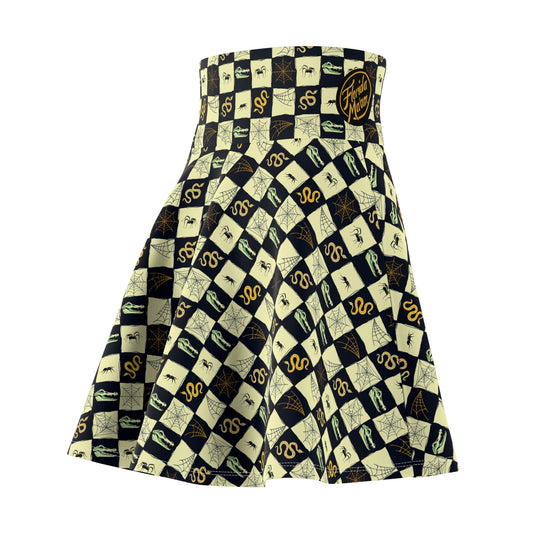 Swamp Spirit Ultra High Waisted Skater Skirt