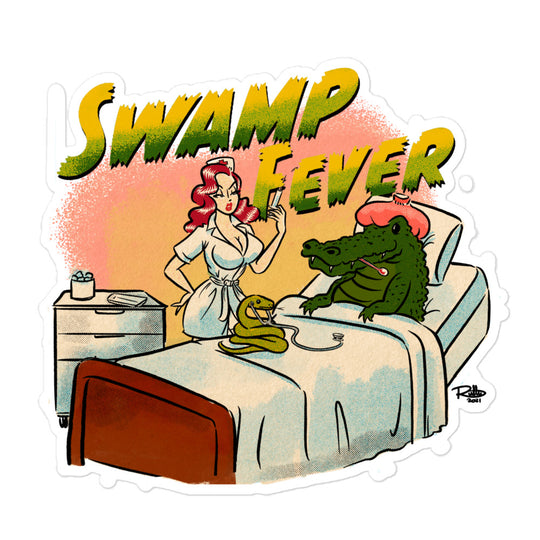 Swamp Fever Foxy Roxy Bubble-free stickers