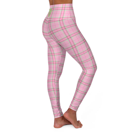 Pink Pop Flannel Ultra High Waisted Leggings