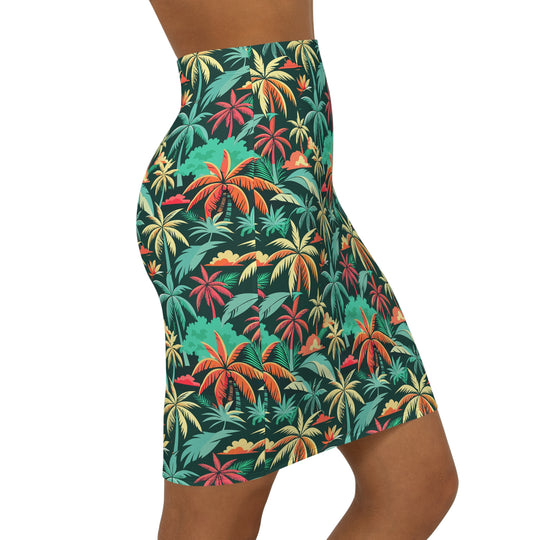 Florida Staycation High Waisted Pencil Skirt