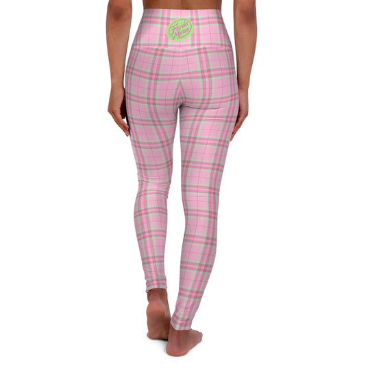 Pink Pop Flannel Ultra High Waisted Leggings