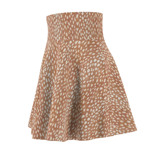 Oh Deer! High Waisted Skater Skirt