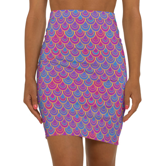 Florida Mermaid Ultra High Waisted Pencil Skirt