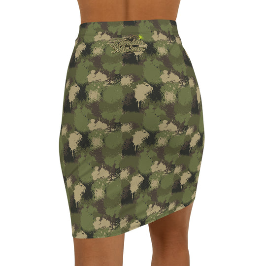 Bunker Babe Ultra High Waisted Pencil Skirt