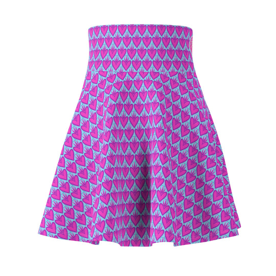 Sacred Heart Ultra High Waisted Skater Skirt