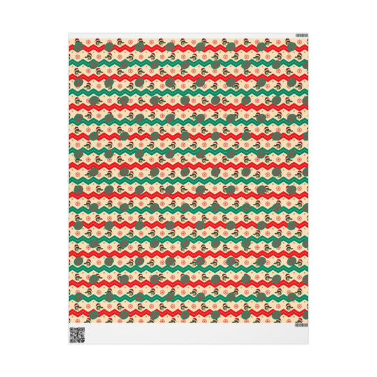 Gator Wrapping Paper — Retro Holiday Gift Wrap