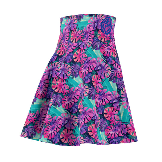 Monstera In My Closet! Ultra High Waisted Skater Skirt