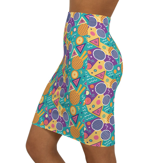 Saved By The 90's Ultra High Waisted Pencil Skirt