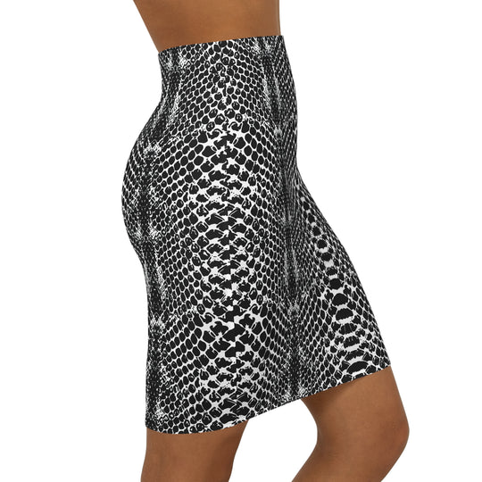 Heavy Reptile High Waisted Pencil Skirt