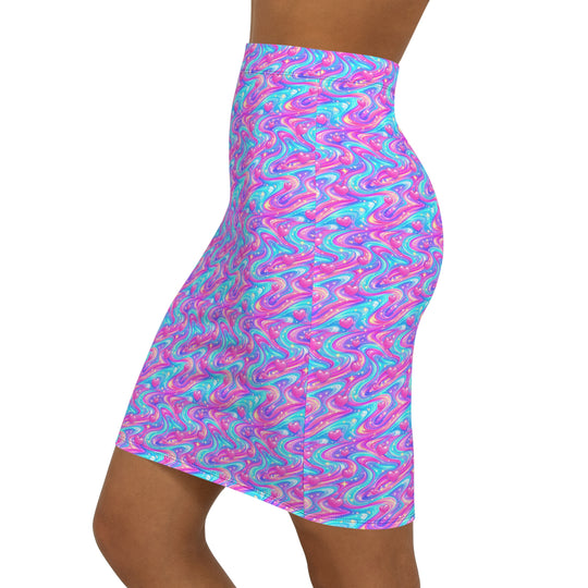 She's a Unicorn High Waisted Pencil Skirt