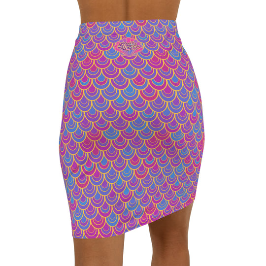 Florida Mermaid Ultra High Waisted Pencil Skirt