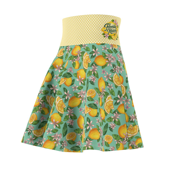 Life and Lemons Ultra High Waisted Skater Skirt