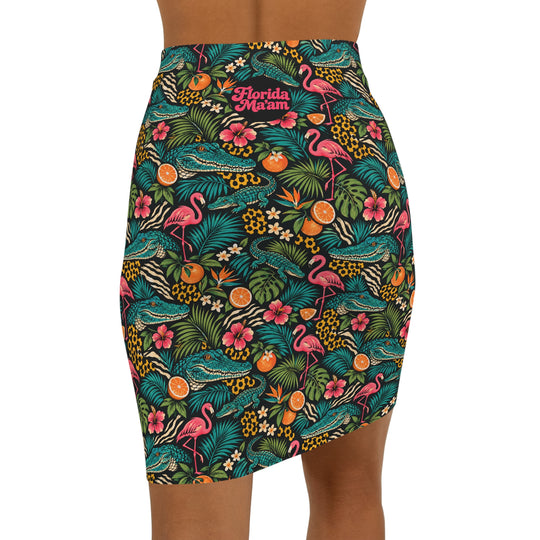 Gator Glow High Waisted Pencil Skirt