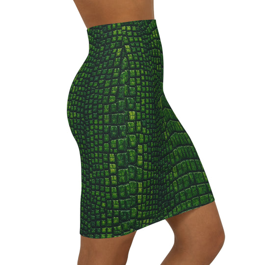 Death Roll High Waisted Pencil Skirt