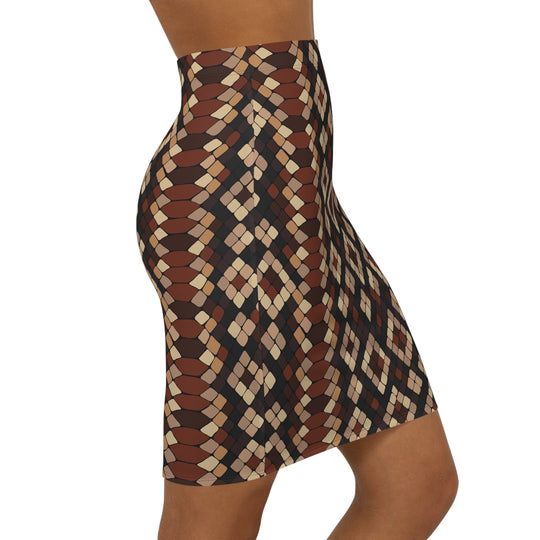 Diamond Back Ultra High Waisted Pencil Skirt