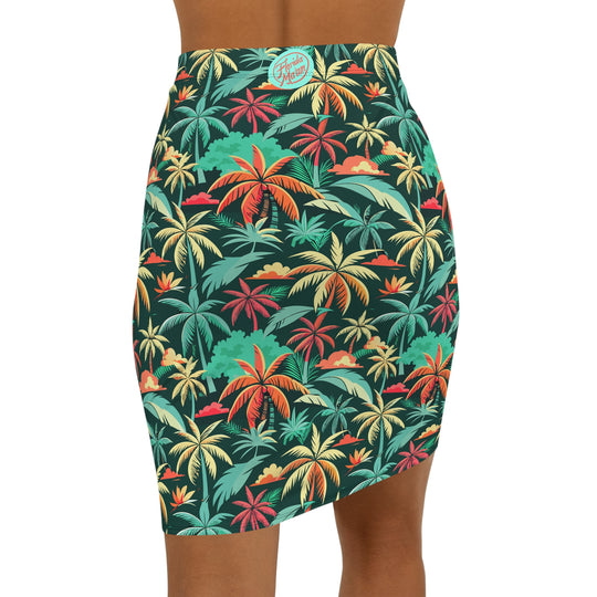 Florida Staycation High Waisted Pencil Skirt