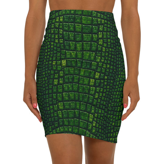 Death Roll High Waisted Pencil Skirt