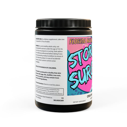 Florida Ma'am's Storm Surge Creatine Monohydrate Supplement (300g, 10.58oz)