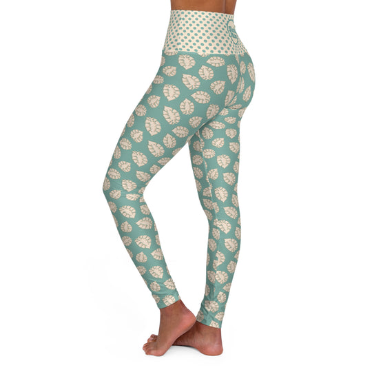 Mint Leaves Ultra High Waisted Leggings