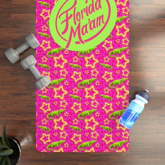 Gator Trippin' Rubber Yoga Mat