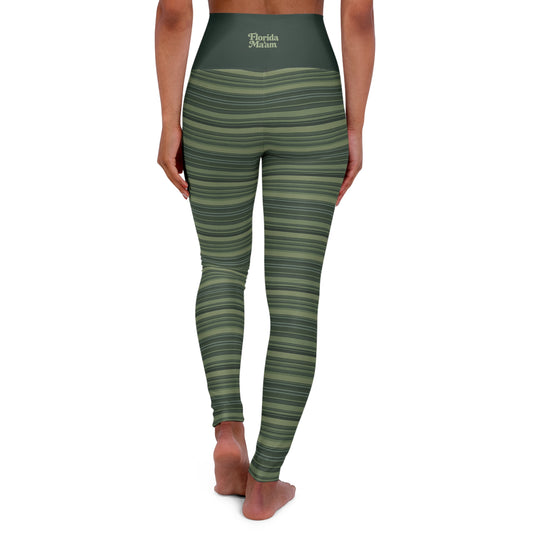 Wintergreen Stripes Ultra High Waisted Leggings