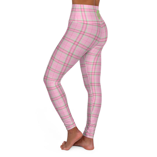 Pink Pop Flannel Ultra High Waisted Leggings