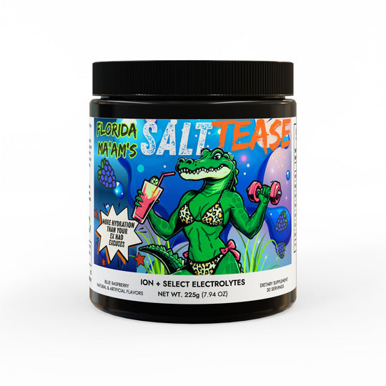 Florida Ma'am's Salt Tease ION + Select Electrolyte Supplement (225g, 7.9oz)