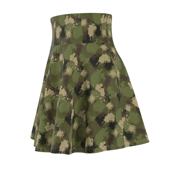 Bunker Babe Ultra High Waisted Skater Skirt