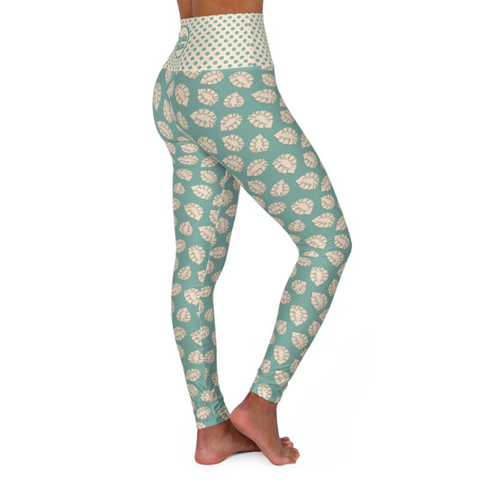 Mint Leaves Ultra High Waisted Leggings