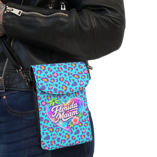 Tropical Leopard Small Wallet Bag