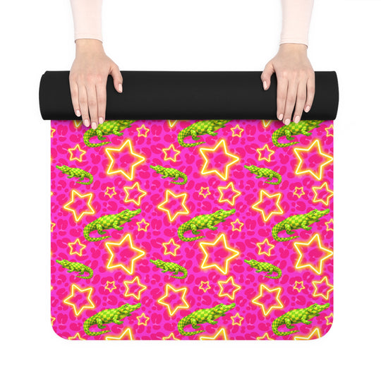 Gator Trippin' Rubber Yoga Mat