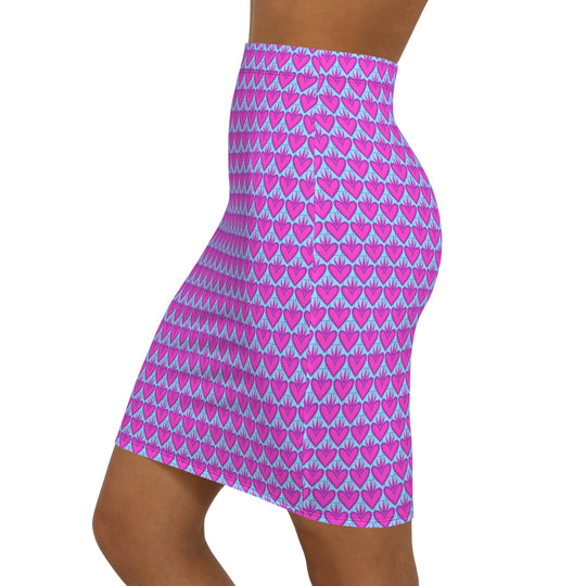 Sacred Heart High Waisted Pencil Skirt