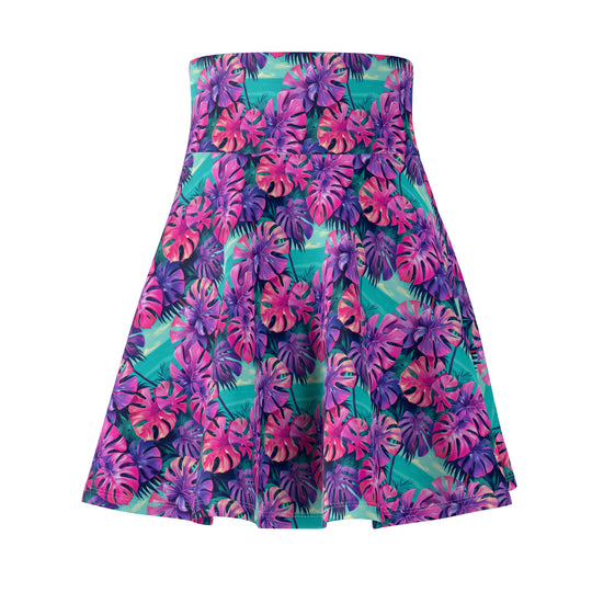 Monstera In My Closet! Ultra High Waisted Skater Skirt