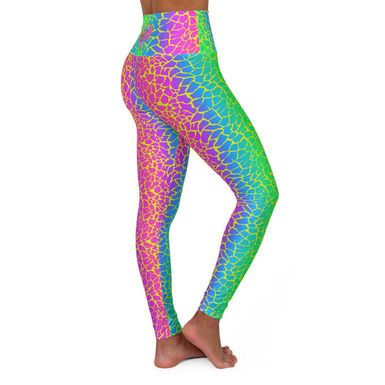 Neon Reptile Ultra High Waisted Leggings