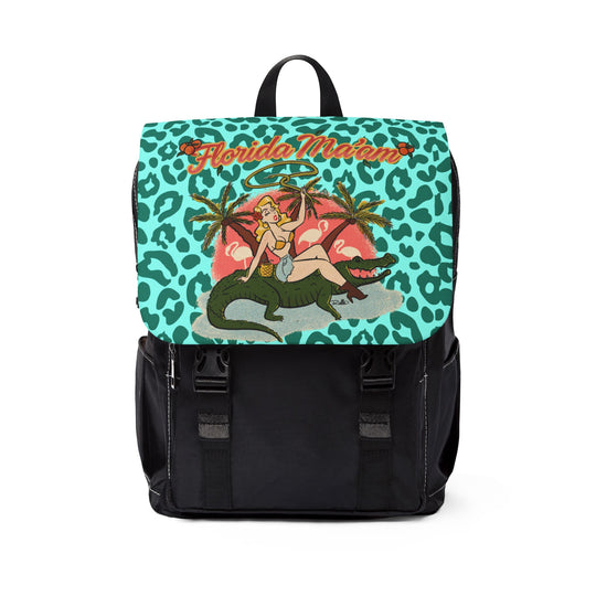 Cat Walk Blonde Gator Ridin' Backpack