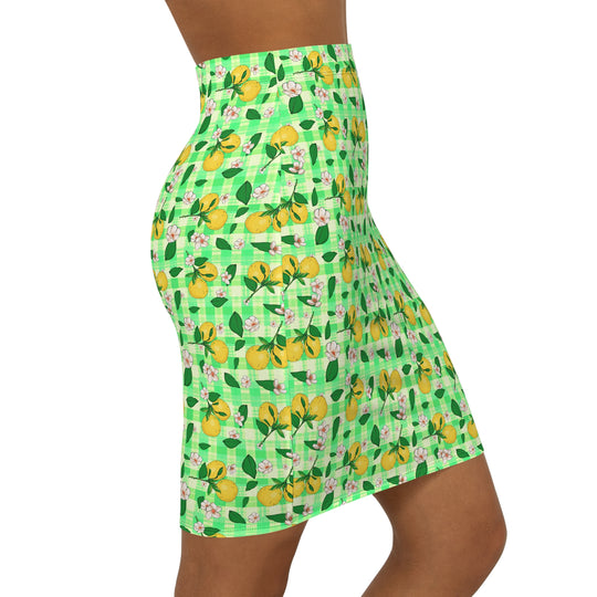 Country Grammar High Waisted Pencil Skirt