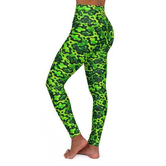 Electric Cowgirl High-Waist Yoga Leggings