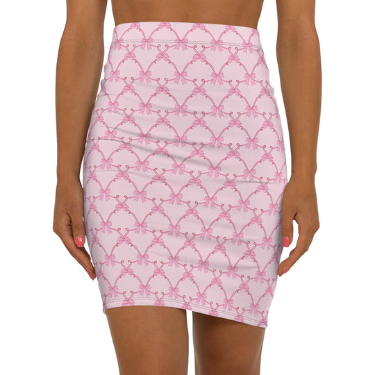 Pretty Little Bow High Waisted Pencil Skirt