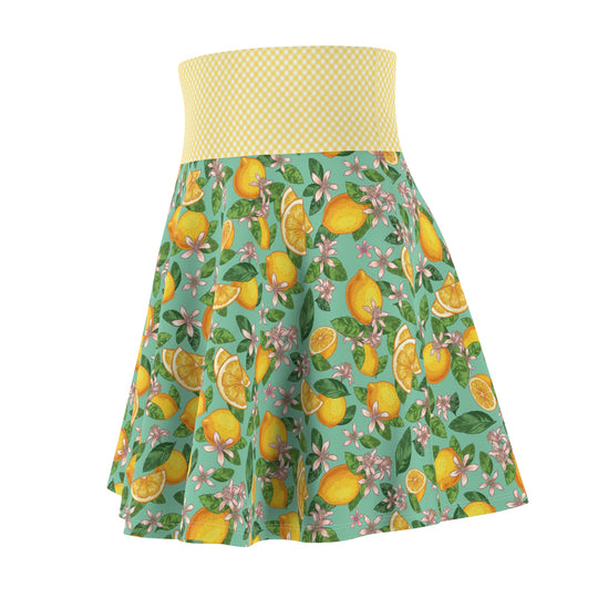 Life and Lemons Ultra High Waisted Skater Skirt