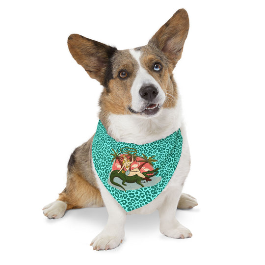 Catwalk Gator Ridin' Babe Pet Bandana Collar