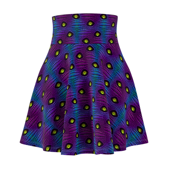 Everglades Have Eyes Ultra High Waisted Skater Skirt