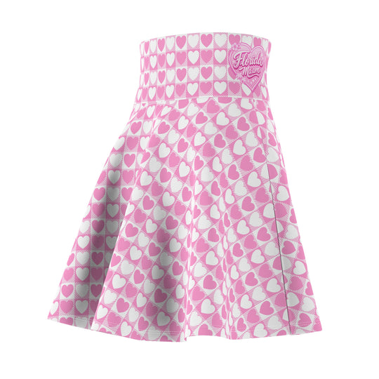 Sugar Pop Heart Ultra High Waisted Skater Skirt